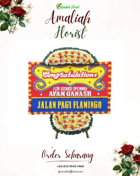 Sewa Papan Bunga Halmahera